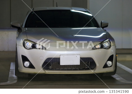 White domestic sports car image White domestic sports car image 135341590