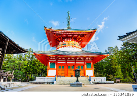 高野山、壇上伽藍、幹本大東 高野山、壇上伽藍、幹本大東 135341889