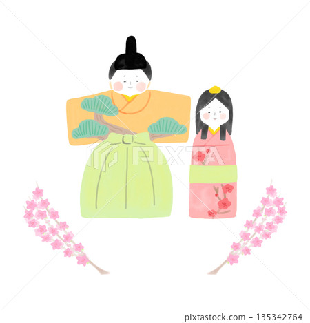 Hina 娃娃插圖 Hina 娃娃插圖 135342764