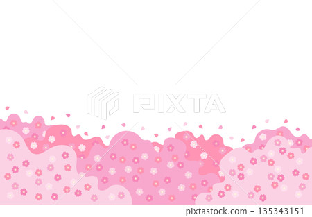 櫻花樹的插圖 櫻花樹的插圖 135343151