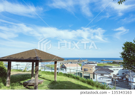 茨城縣水戶八景「水門返帆」（日立中市） 135343163