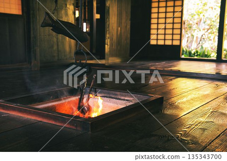 Scenery with a hearth 135343700