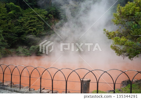Beppu Onsen Blood Pond Hell Beppu Onsen Blood Pond Hell 135344291