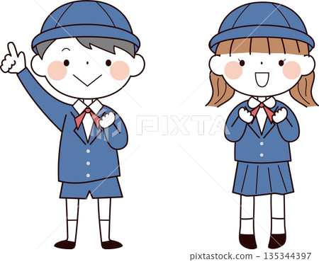 children in uniform 135344397