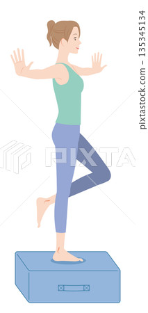 彈跳床墊單腳平衡 135345134