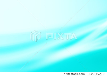 Blue-green abstract background with gentle lines 135345210