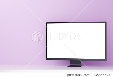 3D material_monitor_purple 3D material_monitor_purple 135345374