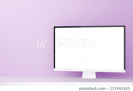 3D材質_監視器_紫色 135345383