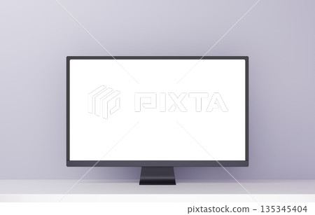 3D材質_監視器_灰色 135345404