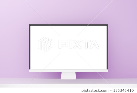 3D材質_監視器_紫色 3D材質_監視器_紫色 135345410