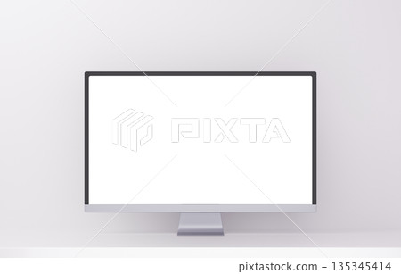 3D材質_顯示器_白色 135345414