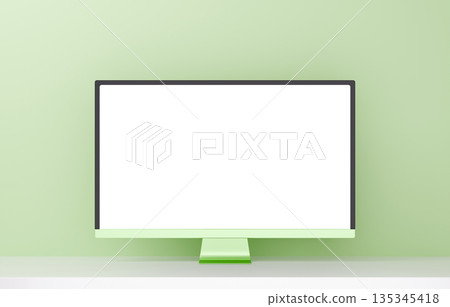 3D材質_監控_黃綠色 135345418