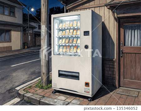晚上的自動售貨機 晚上的自動售貨機 135346052