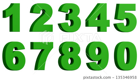 3D background material_number_green 135346958