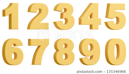 3D background material_number_yellow 135346966