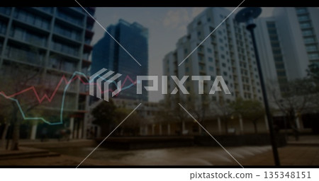 Anchoring circular water jet fountain with bench in courtyard by lamppost, with data overlays Anchoring circular water jet fountain with bench in courtyard by lamppost, with data overlays 135348151
