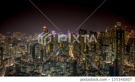 Jan 9 2026 Sham Shui Po Residential Area with Mong Kok Skyline Backdrop Jan 9 2026 Sham Shui Po Residential Area with Mong Kok Skyline Backdrop 135348807