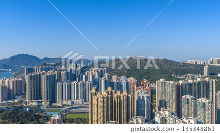 Jan 11 2022 High Rise Apartment Block With Uniform Balconies, Hang Hau Jan 11 2022 High Rise Apartment Block With Uniform Balconies, Hang Hau 135348861