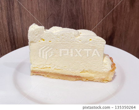 Double Cheesecake: A creamy two-layered cheese dessert. Double Cheesecake: A creamy two-layered cheese dessert. 135350264