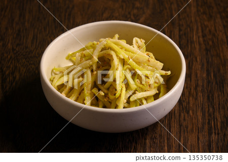 Radish peel namul 135350738