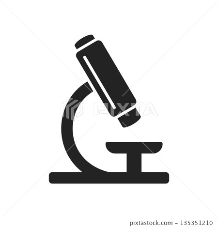 Microscope icon in flat style. Laboratory analysis vector illustration on isolated background. Biological research sign business concept. Microscope icon in flat style. Laboratory analysis vector illustration on isolated background. Biological research sign business concept. 135351210