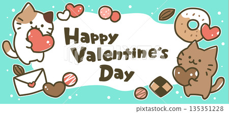 valentine cat 135351228