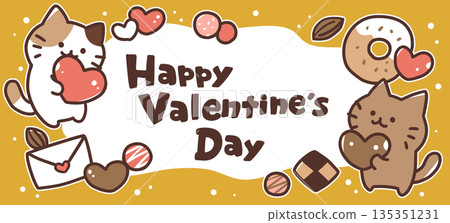 valentine cat 135351231