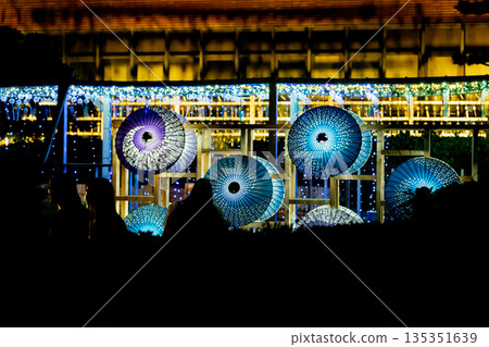 【愛知縣飛島村】飛島宵燈－日式傘、風鈴和燈光交相輝映的壯觀景象 135351639