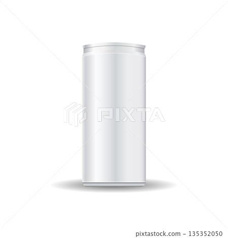 Soda can icon in flat style. Drink bottle vector illustration on isolated background. Beverage sign business concept. 135352050