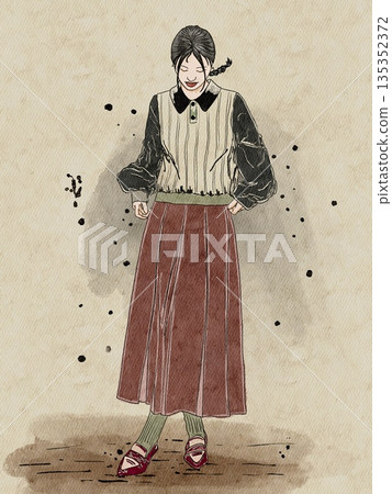 Illustration painting colorful drawing  135352372