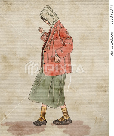 Illustration painting colorful drawing  135352377