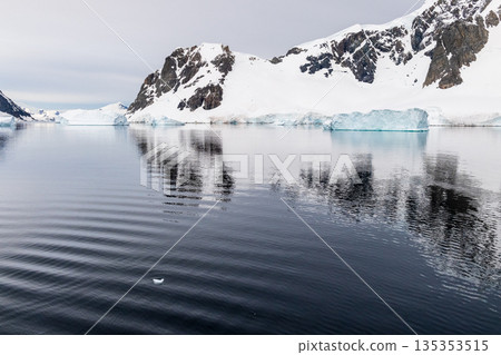 Antarctic landscape near Danco Island Antarctic landscape near Danco Island 135353515