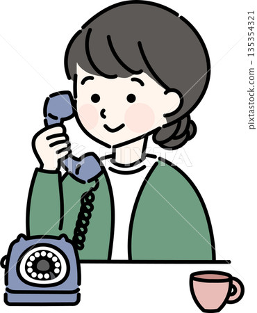 女人打電話 135354321