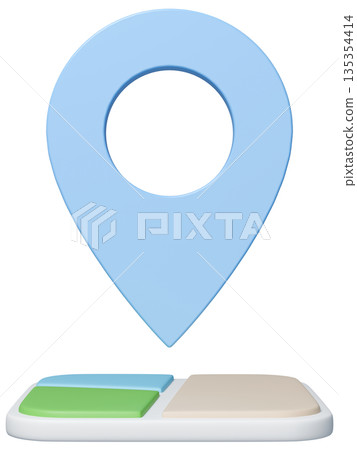 3D image_map pin_light blue 135354414
