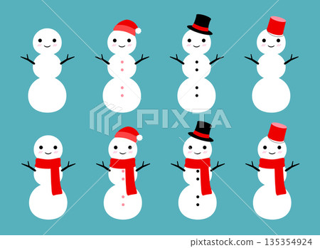 可愛雪人三層置物架，紅色 135354924