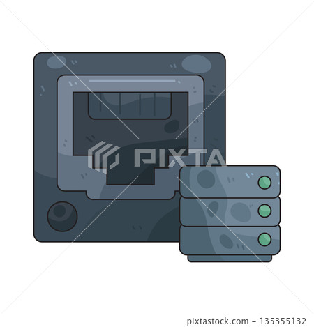 illustration of Data Port illustration of Data Port 135355132