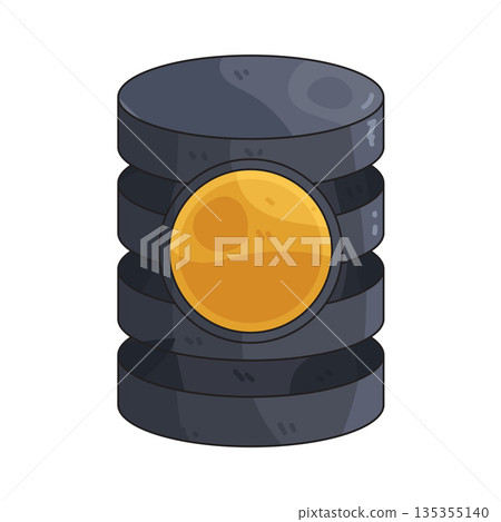 illustration of Data Stack 135355140