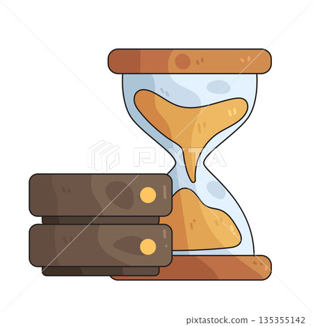 illustration of Data History illustration of Data History 135355142