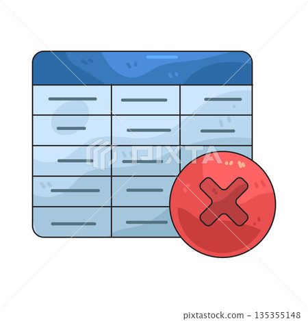 illustration of Data Error illustration of Data Error 135355148