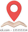 3D 影像地圖 pin_red 135355334