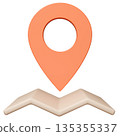 3D 影像地圖 pin_orange 135355337