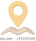 3D圖像地圖 pin_yellow 135355343