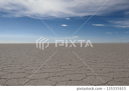 Dry Uyuni Salt Flats Dry Uyuni Salt Flats 135355915
