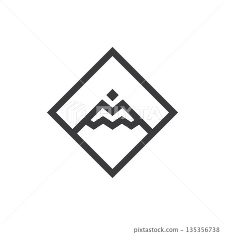 Mountain illustration design 135356738
