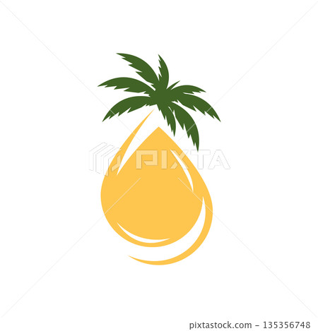 Palm oil logo Palm oil logo 135356748