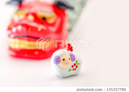 馬年十二生肖泥鈴 135357790