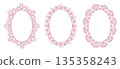 Whimsical Lace Oval Frames 135358243