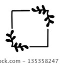 Doodle QR Frame 135358247