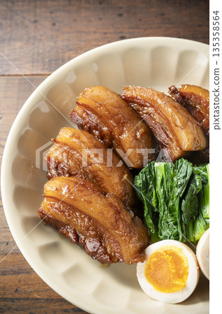 Pork belly boiled Pork belly boiled 135358564