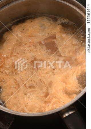 egg soup egg soup 135361644